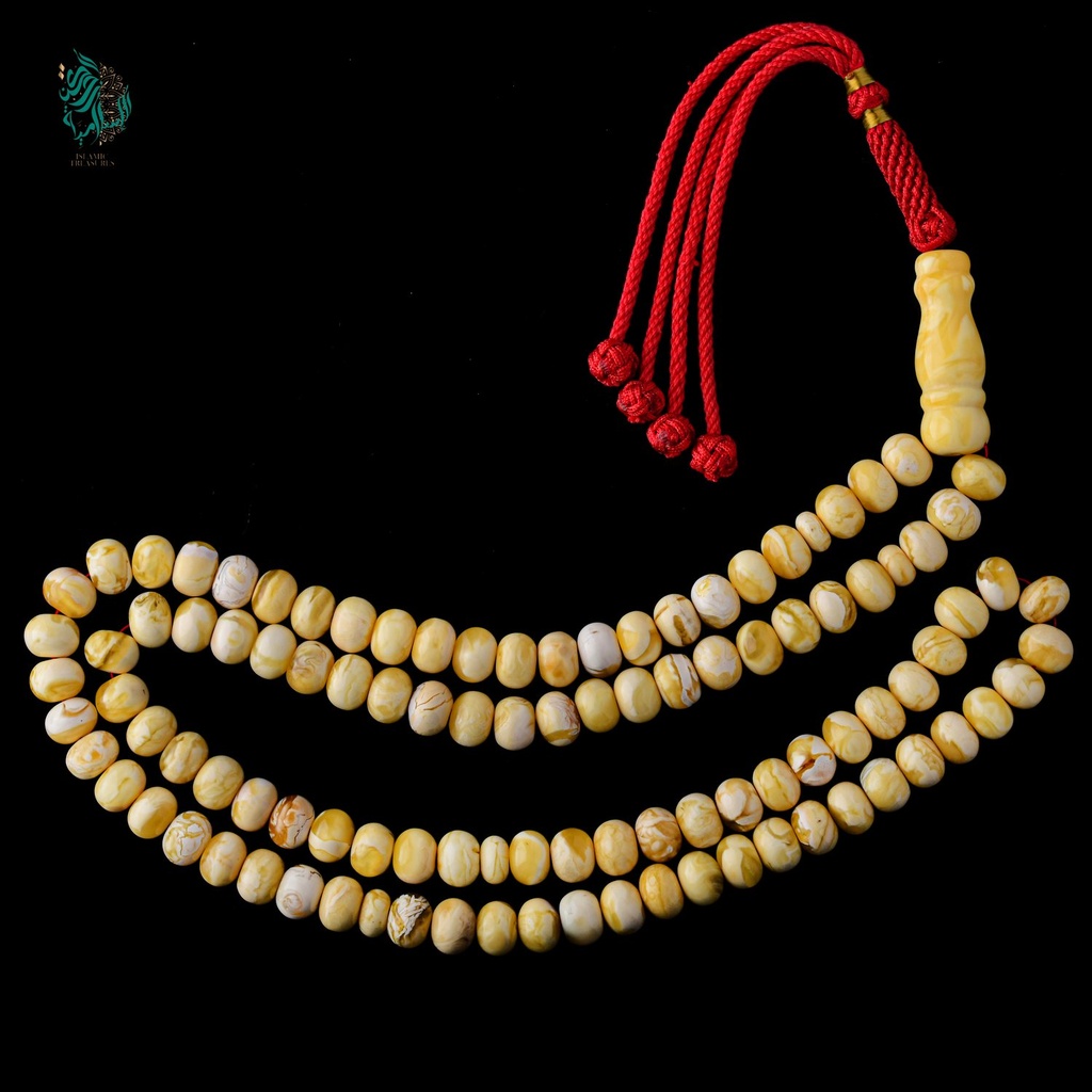 [ROS-KS-042] مسباح كهرب صاك أبيض عظمي وزبدي نادر جداً
